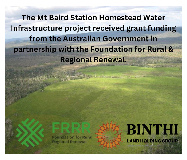 Mt Baird Station Water Infrastructure Project